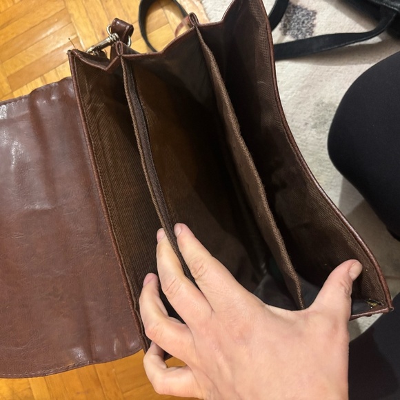 Vintage late 80s brown purse *accepting offers - Picture 3 of 9